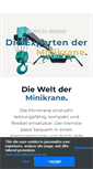 Mobile Screenshot of minikrane.de